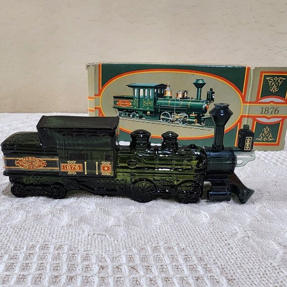 Vintage Avon 1876 CENTENNIAL EXPRESS Glass TRAIN Wild Country Original Box - Picture 2 of 14